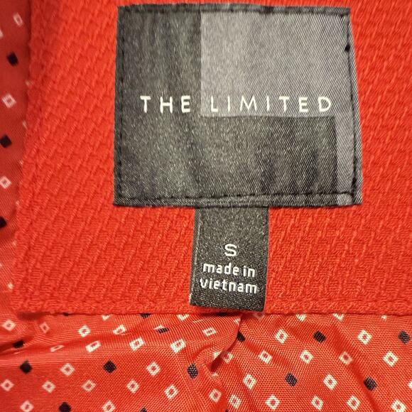 The Limited Notched collar Single Button Blazer Red S academia Preppy 88-20 - Picture 14 of 16